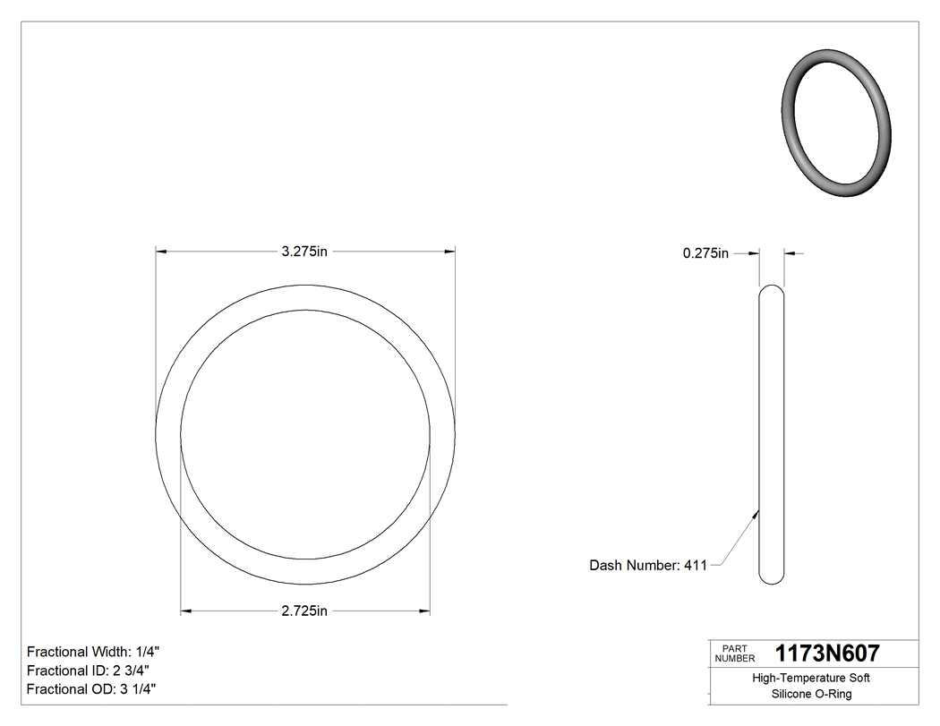 Technical drawing - 1173N607